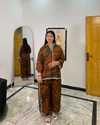 Black & Mustard Co-Ord Set